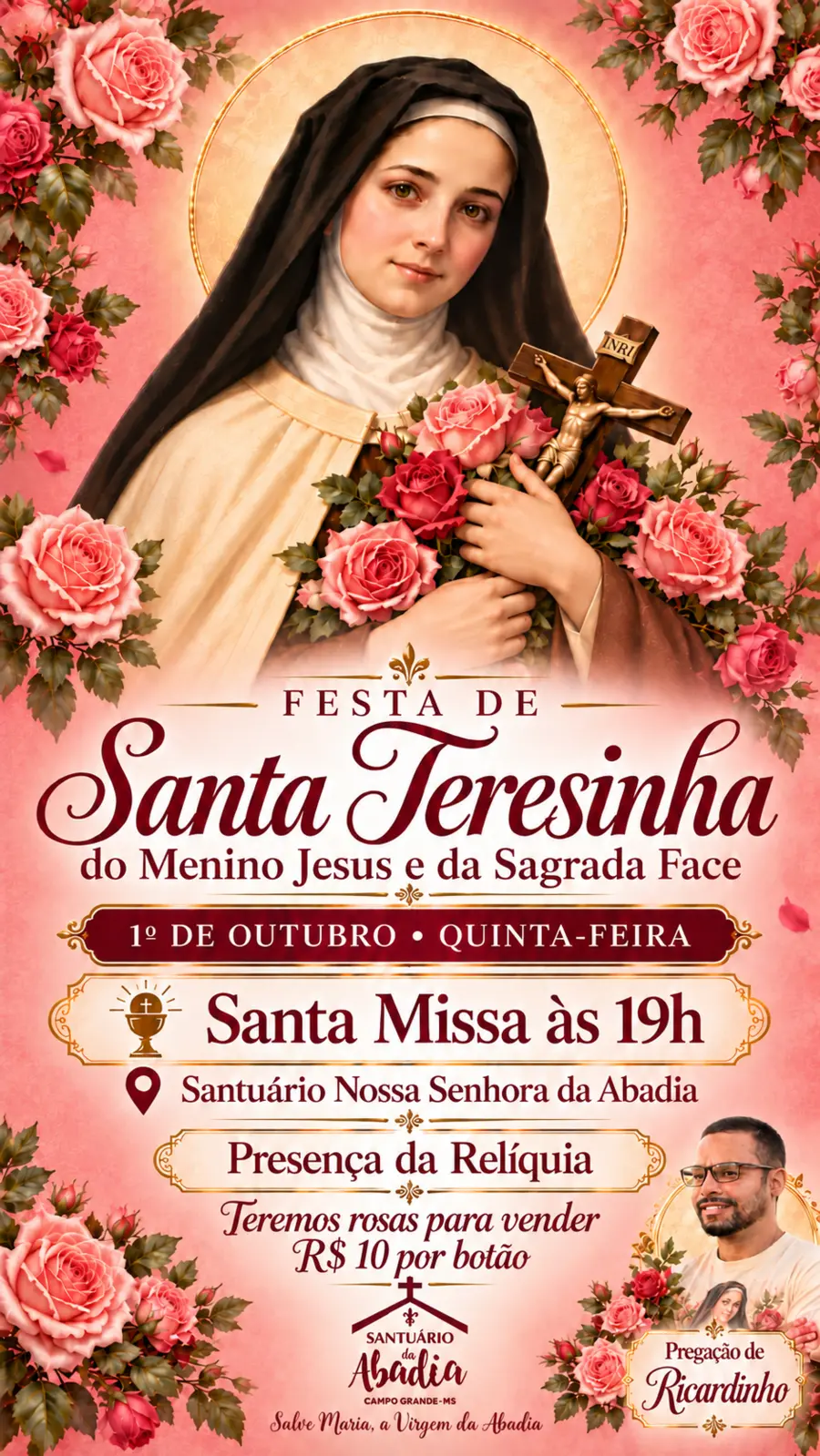 Festa de Santa Teresinha do Menino Jesus e da Sagrada Face