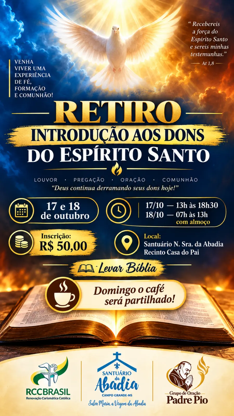 Retiro Introdução aos Dons do Espírito Santo