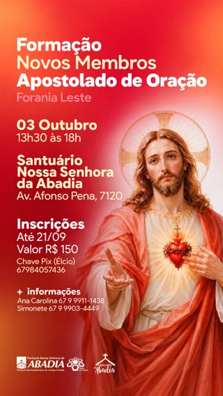Formação de novos membros do Apostolado da Oração — Forania Leste