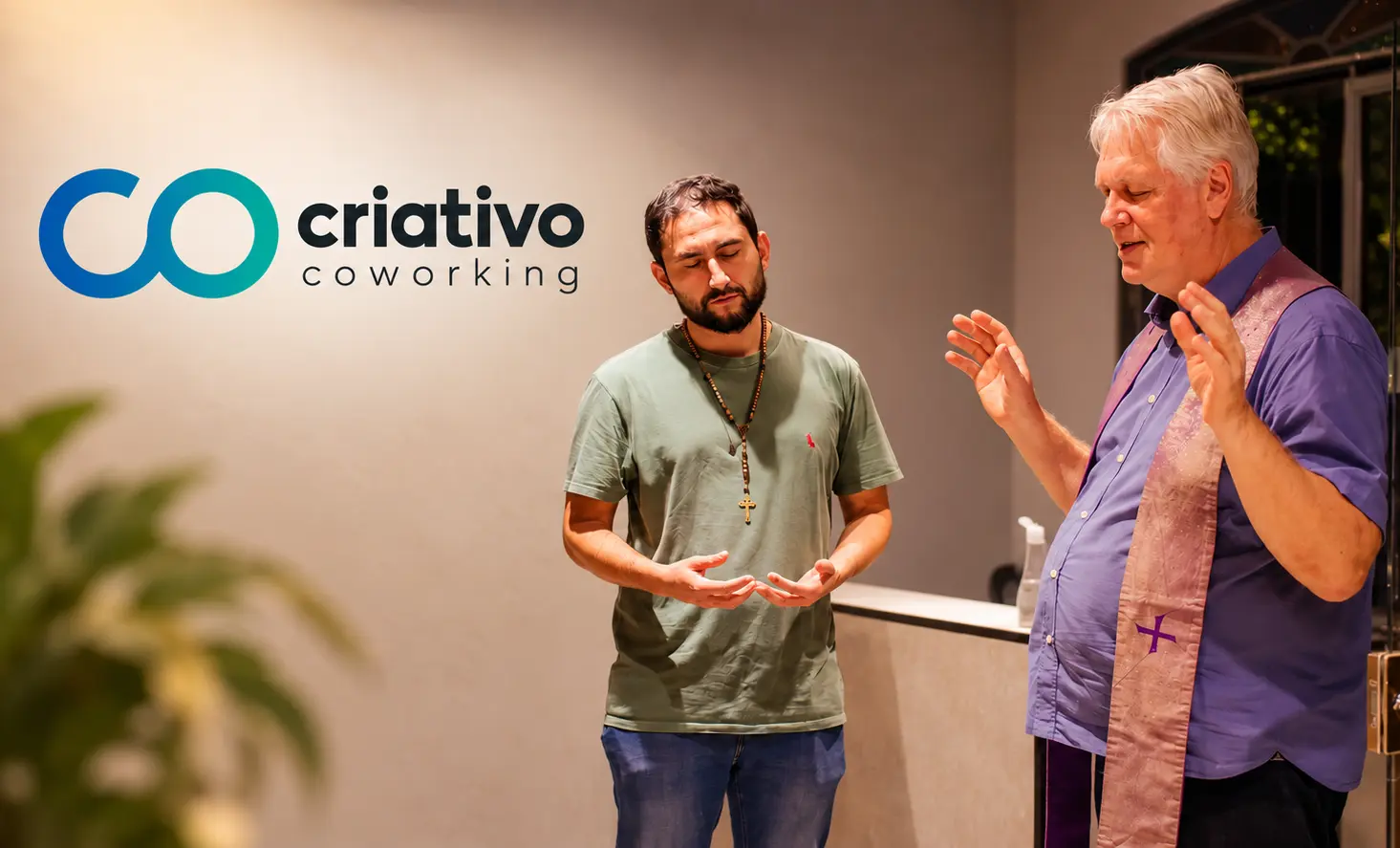 Bênção do espaço CoCriativo Coworking